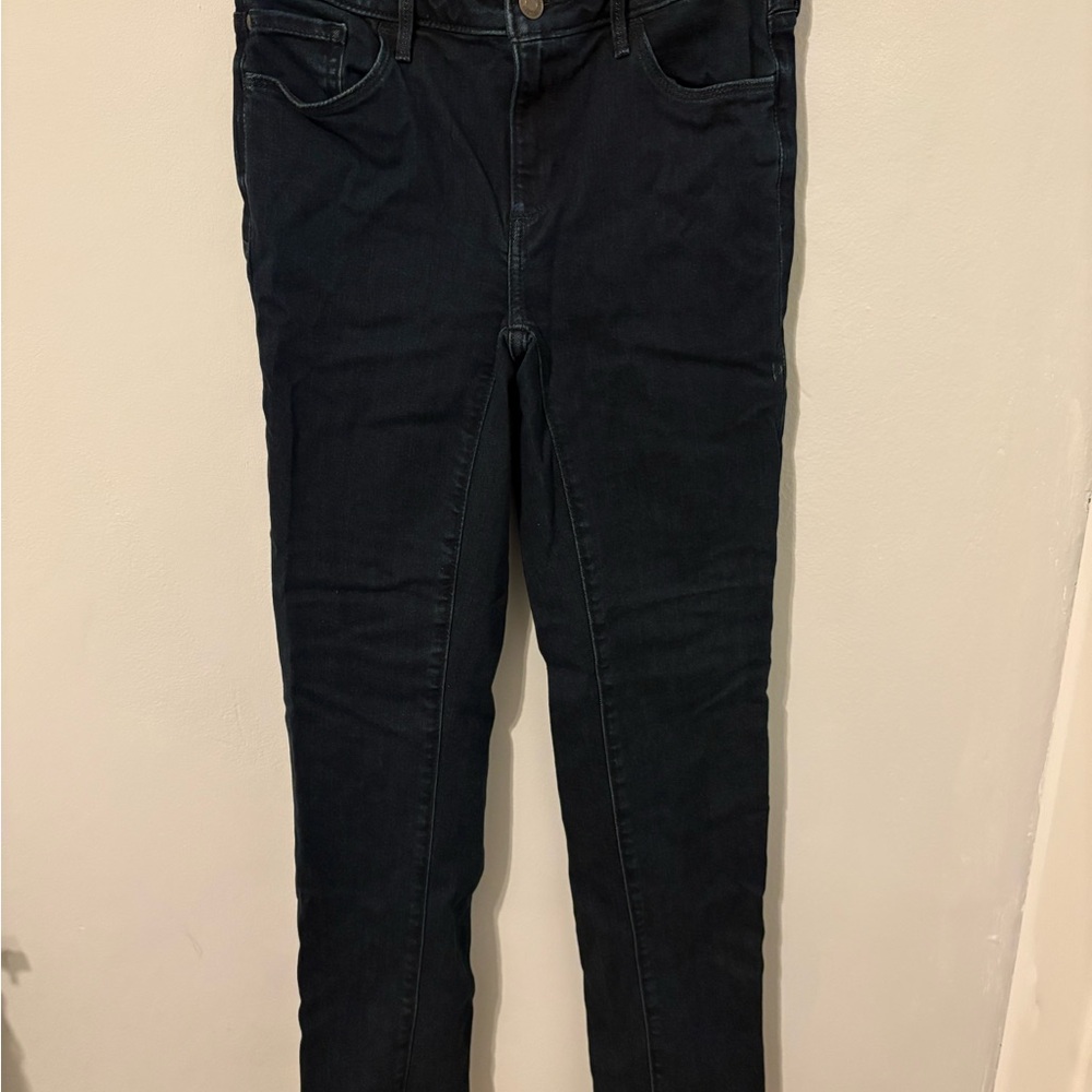 Women's Dark Wash Slim Straight Jeans